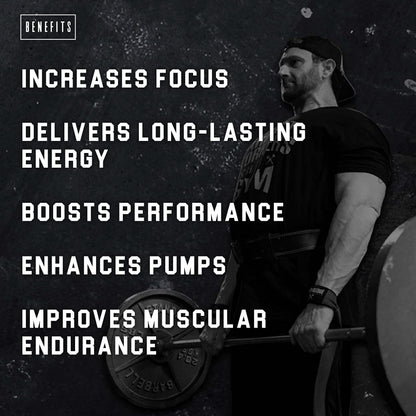 Ignition Switch Pre-Workout with CarnoSyn, TeaCrine, Infinergy, and AgmaMax, Long Lasting Axe & SledgeUS supplements