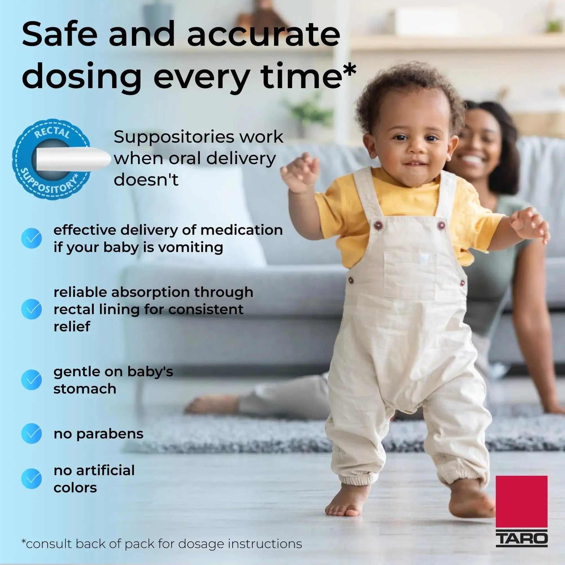 Feverall Infant Acetaminophen Suppositories 6 Rectal Suppositories 80mg Each Pain Reliever/Fever Reducer. Paraben Free, No Artificial Colors or Other preservatives. Ages 6-36 Months FeverallAu supplements