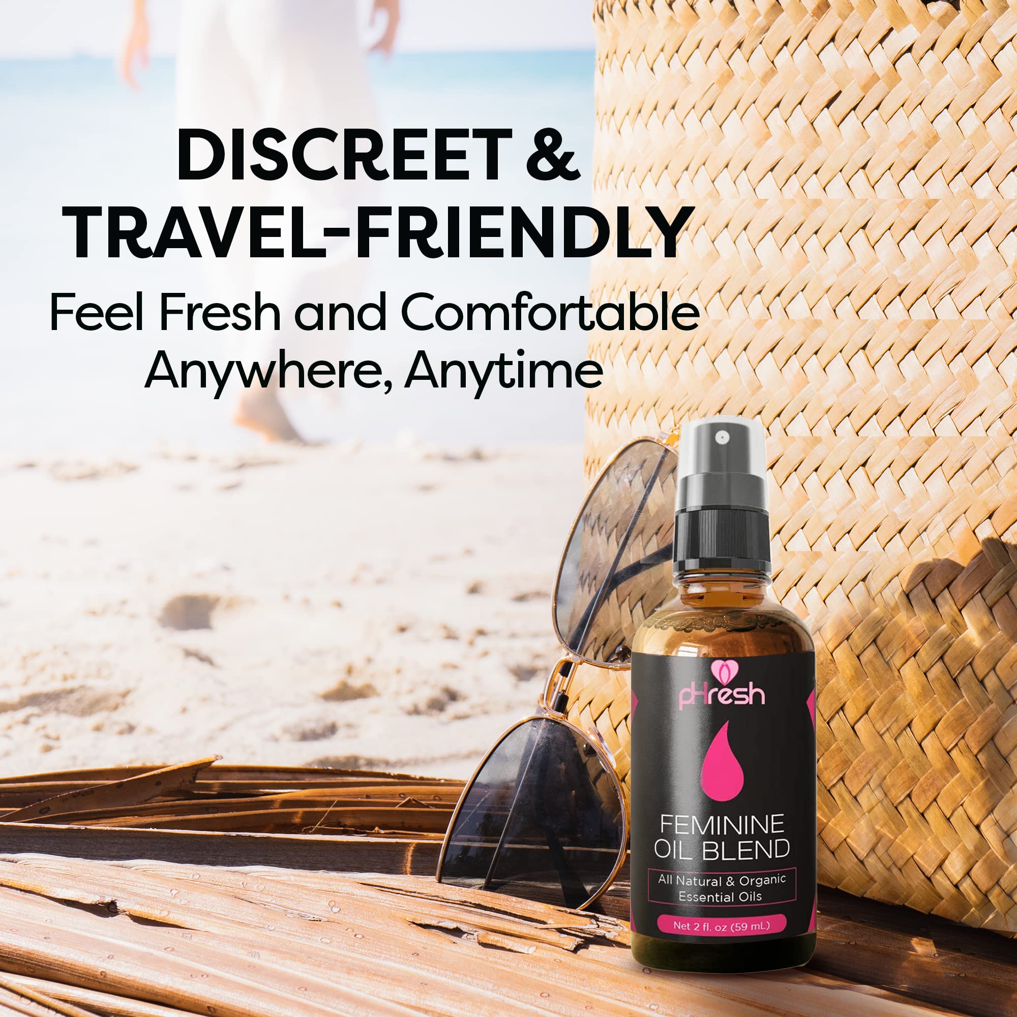 pHresh Feminine Spray - 100% All Natural Yoni Oil for Women - with Tea Tree, Lemongrass, Orange Essential Oils ACE NUTRITIONAu supplements