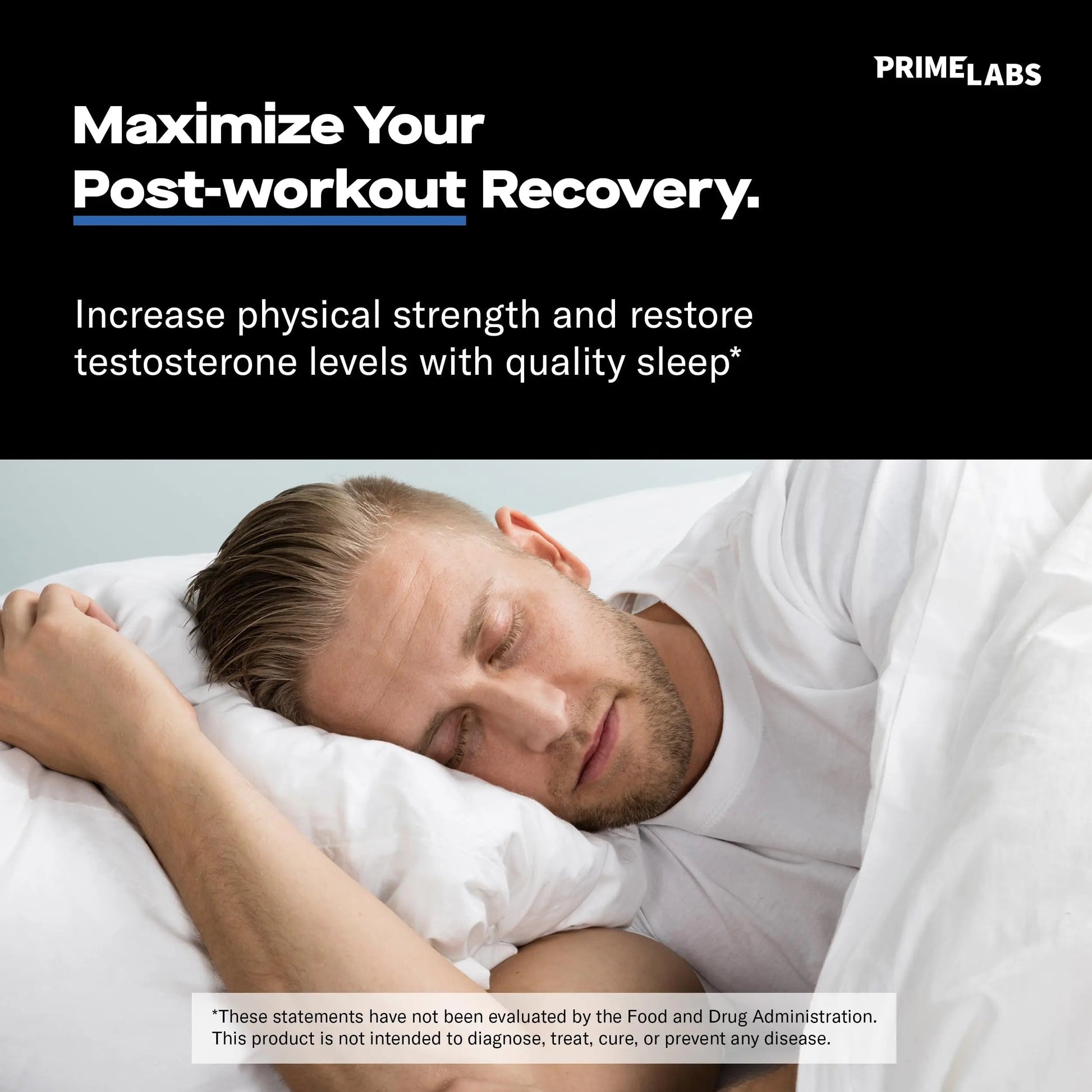 Prime Labs Night Duty - Nighttime Testosterone Booster & Sleep Support - PM Rest & Muscle Recovery Supplements - 60 Count Prime LabsAu supplements