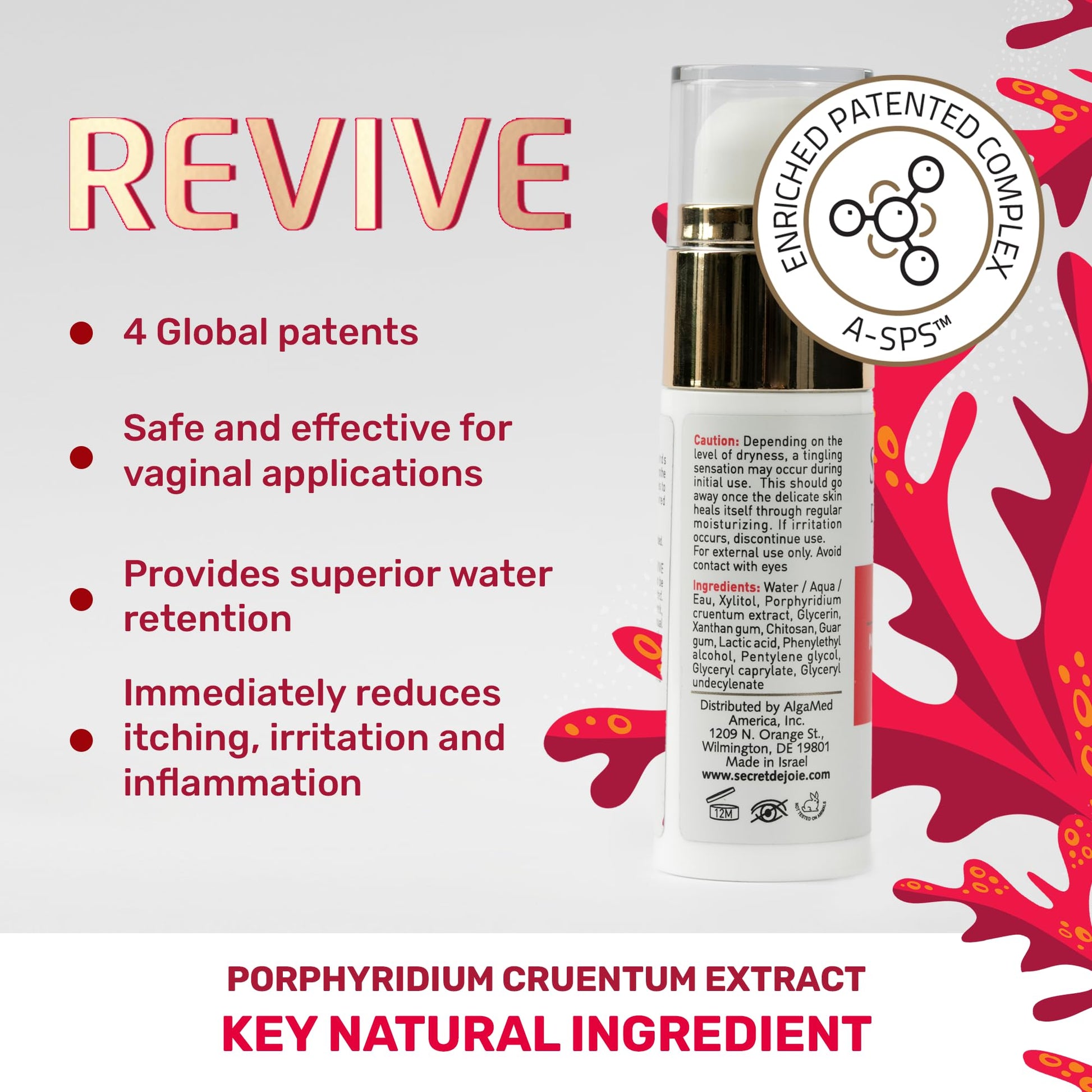 SECRET DE JOIE REVIVE Vaginal Moisturizer for Women - Long-Lasting Dryness & Discomfort Relief SECRET DE JOIEAu supplements