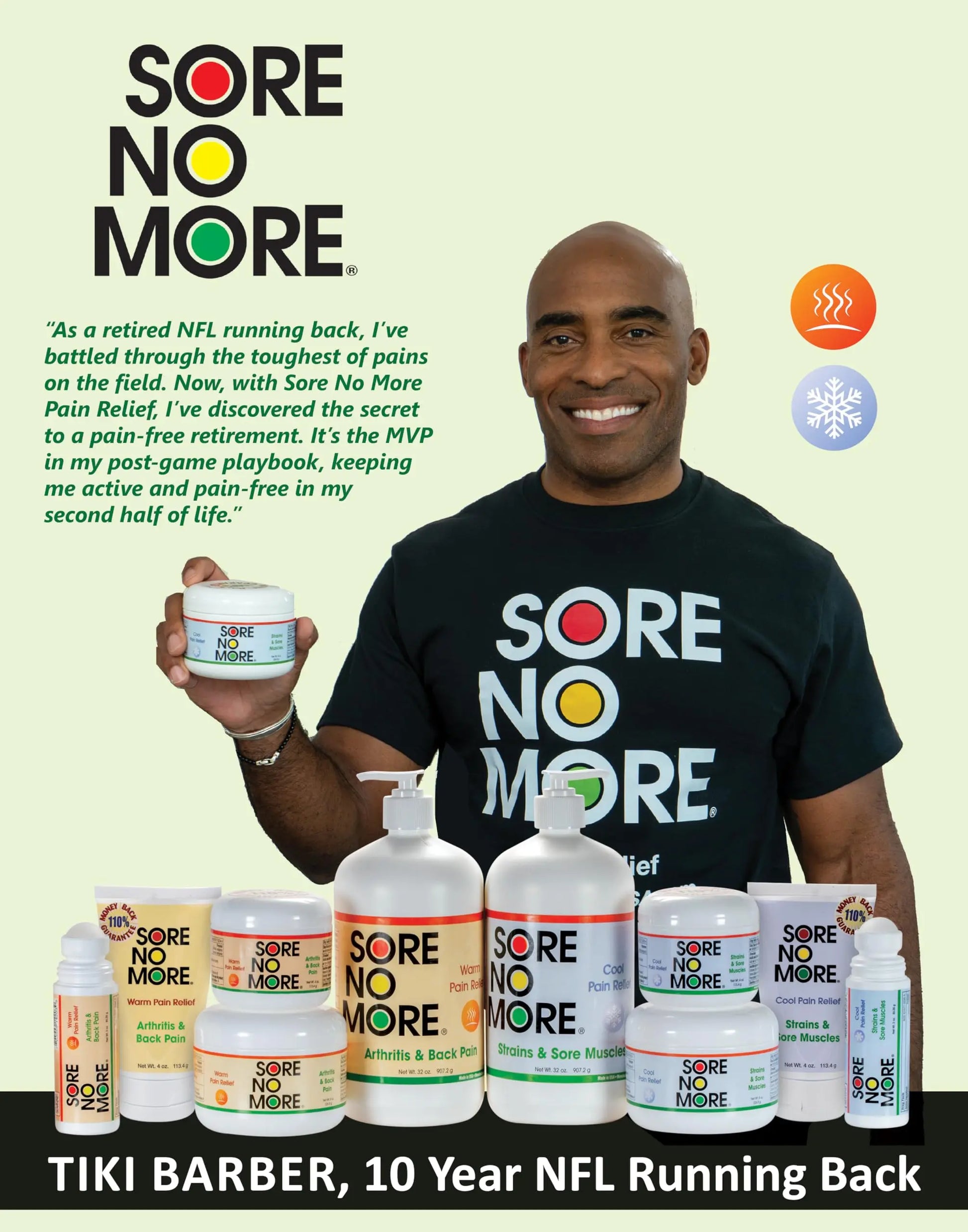 Sore No More Warm Arthritis Pain Relief Cream – Targeted Reliever for Back, Neck, Hands & Feet – Soothing & Fast-Acting Formula for Aches and Pains – Non-Greasy with Orange Aroma – 4 oz Sore No MoreAu supplements