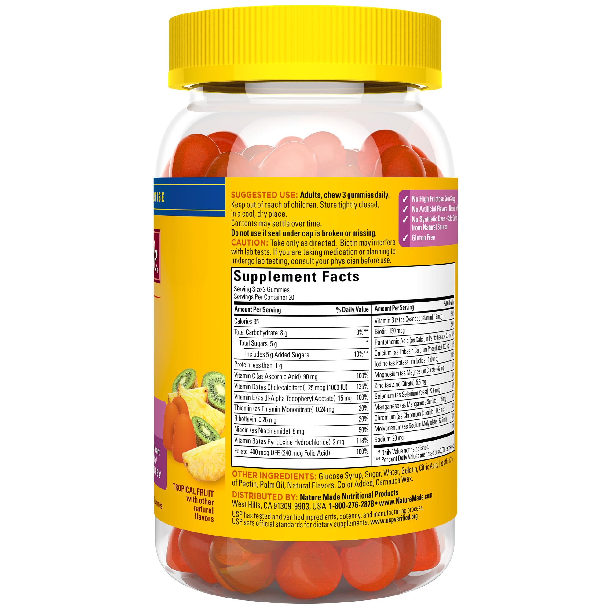 Nature Made Advanced Womens Gummy Multivitamins with Magnesium Citrate, Calcium, B Vitamins, Multivitamin Gummies for Women, 90 Multi Vitamin Gummies, 30 Day Supply Nature MadeAu supplements