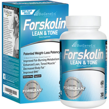 BioGenetic Labs Forskolin Lean & Tone - Weight Loss Pills - Body Toning Formula Fat Burner BioGenetic LaboratoriesAu supplements