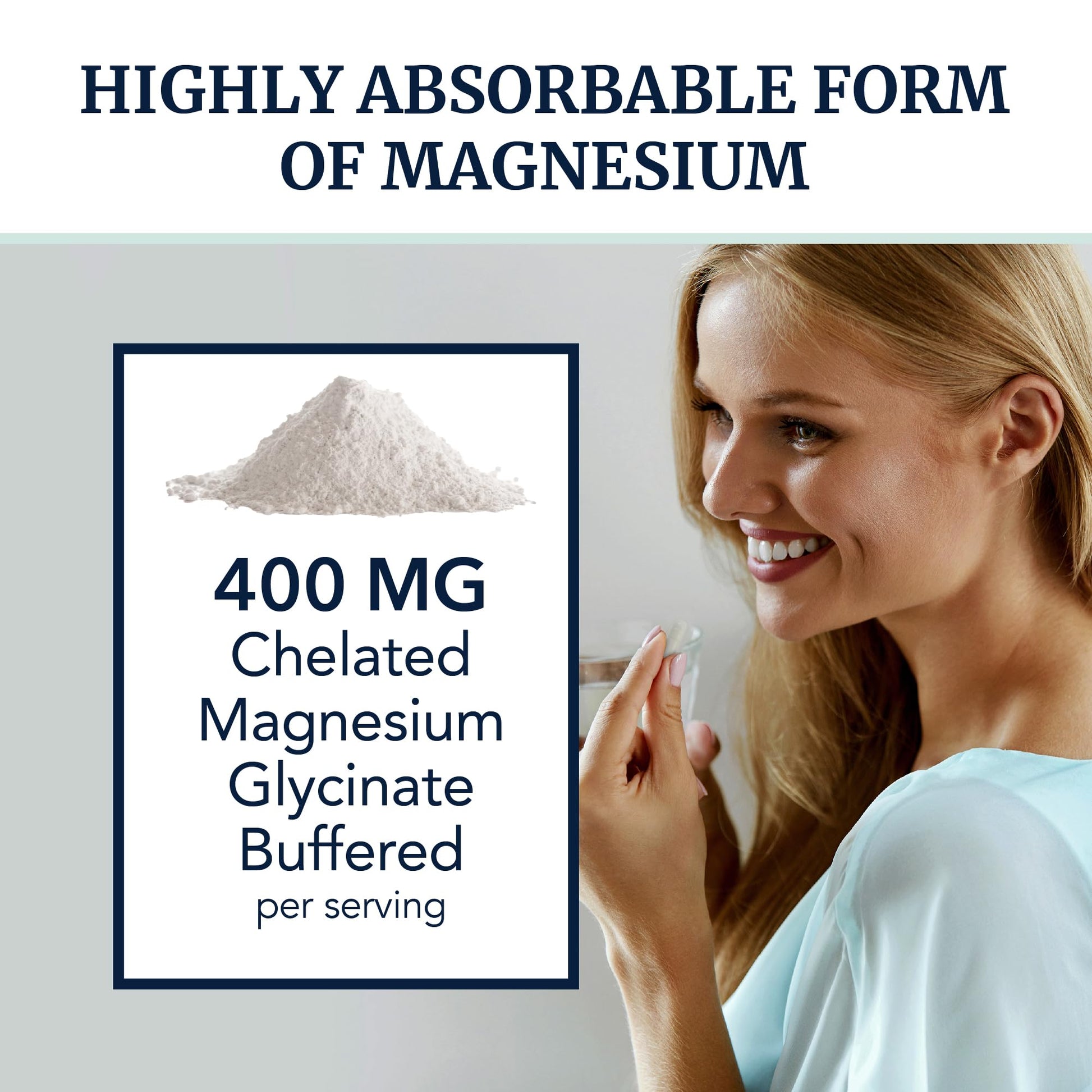 Magnesium Glycinate 400mg | High Absorption Formula for Sleep, Calm, Muscle Relaxation, Heart, Bone & Nerve Support for Women & Men | Chelated Magnesium Glycinate Supplement | 120 Ct (2 Month Supply) Nobi NutritionAu supplements