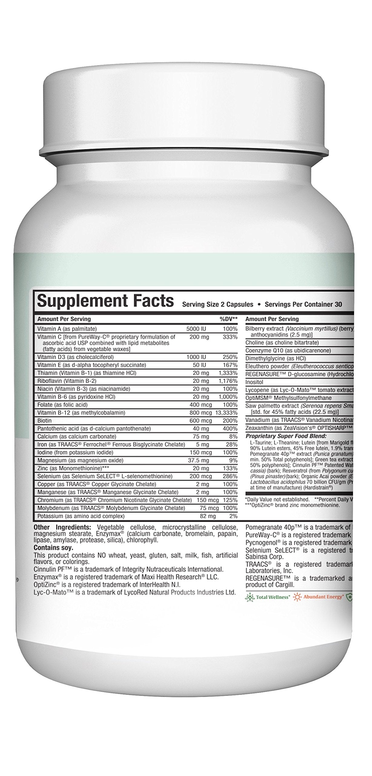 Mens Multivitamin 50 Plus – Daily Multivitamin for Men Over 50 with Vitamin B12, A, D, C, Zinc, Magnesium & More – Energy, Immune & Heart Support Mens Multi Vitamins - Non-GMO – 60 Capsules Maxi HealthAu supplements