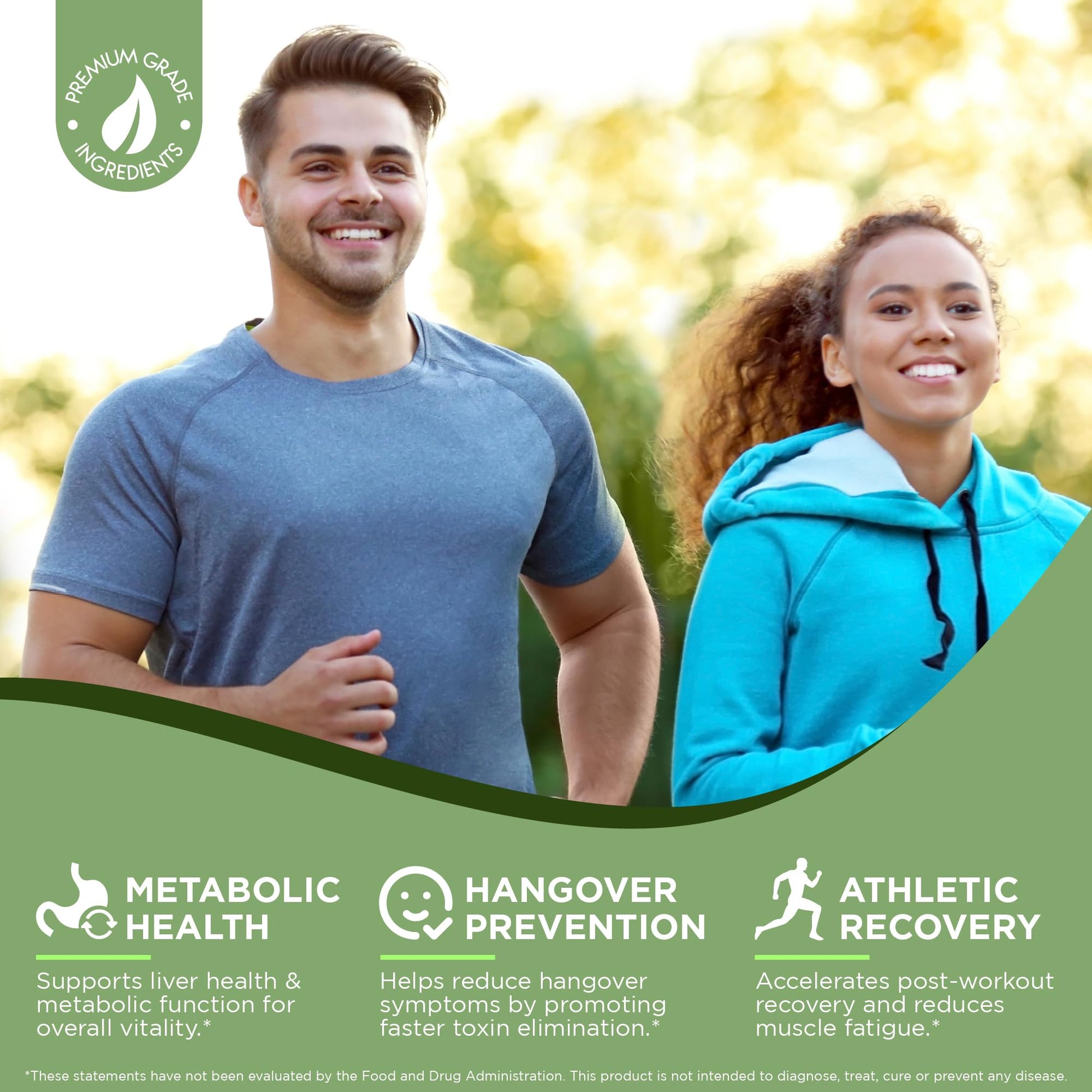 Restorio™ Metabolic Health Support Capsules - Liver & Inflammation Support - Hangover Prevention - Exercise Recovery - 120 Capsules RestorioAu supplements