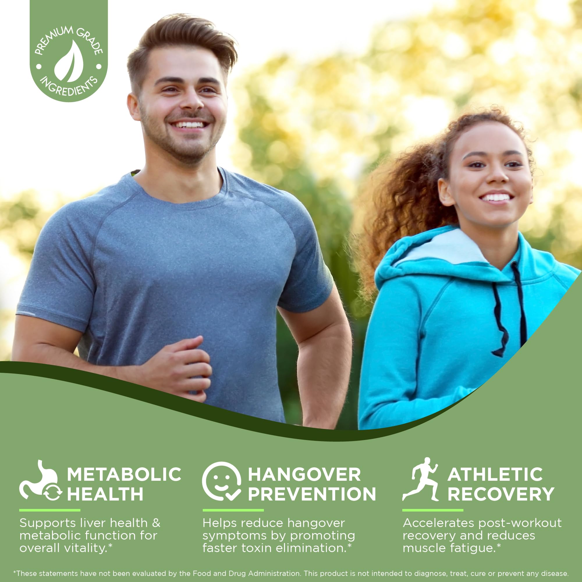 Restorio™ Metabolic Health Support Capsules - Liver & Inflammation Support - Hangover Prevention - Exercise Recovery - 120 Capsules RestorioAu supplements