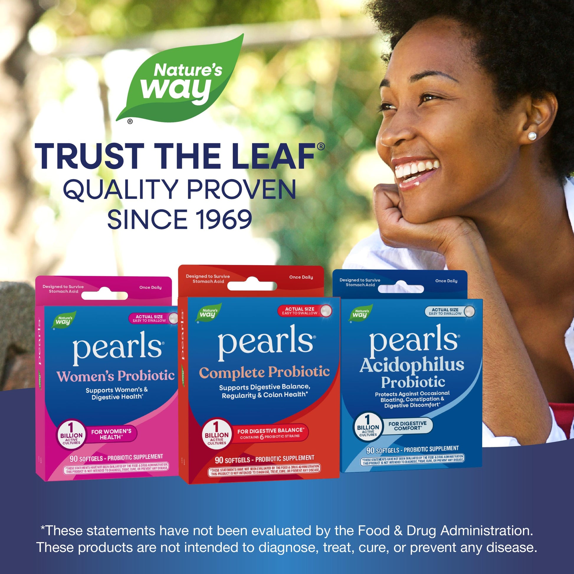Nature's Way Probiotic Pearls Complete, 1 Billion Live Cultures, 90 Softgels Nature's WayAu supplements