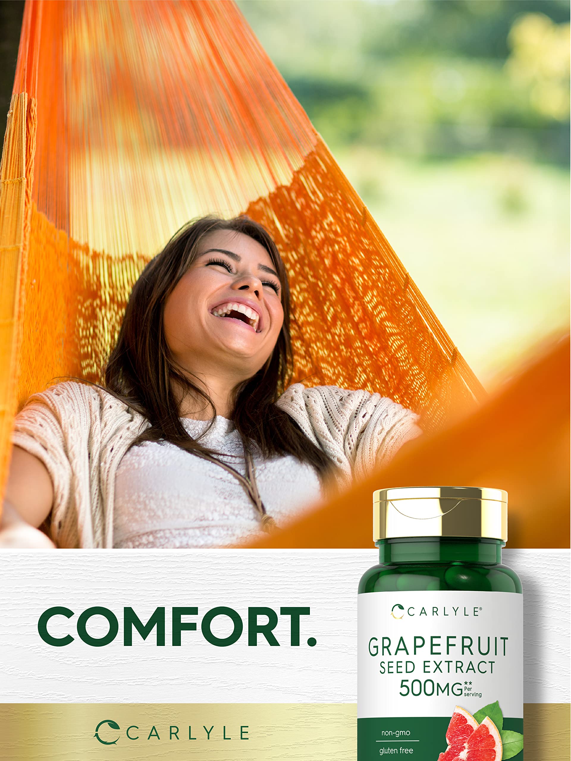 Carlyle Grapefruit Seed Extract | 500 mg 120 Capsules | Maximum Strength | Non-GMO CarlyleAu supplements
