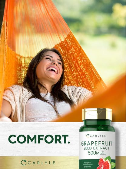 Carlyle Grapefruit Seed Extract | 500 mg 120 Capsules | Maximum Strength | Non-GMO CarlyleUS supplements