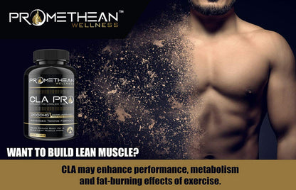 Vegan CLA Pro 2000 mg Pure Premium CLA Safflower Oil Conjugated Linoleic Acid Best Promethean WellnessUS supplements