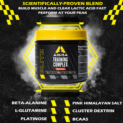 ARMA Blitz Non Stimulant Pre/Intra Powder – Natural Berry Pre-Workout Drink Mix ARMAUS supplements