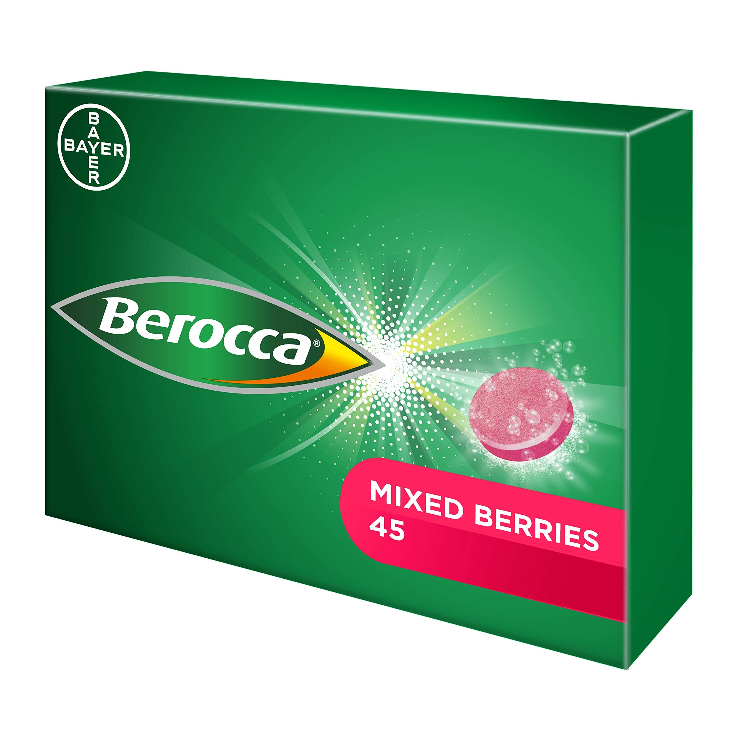 Berocca Vitamin C Effervescent Tablets, with Magnesium, Vitamin B12 and Vitamin B BeroccaUS supplements