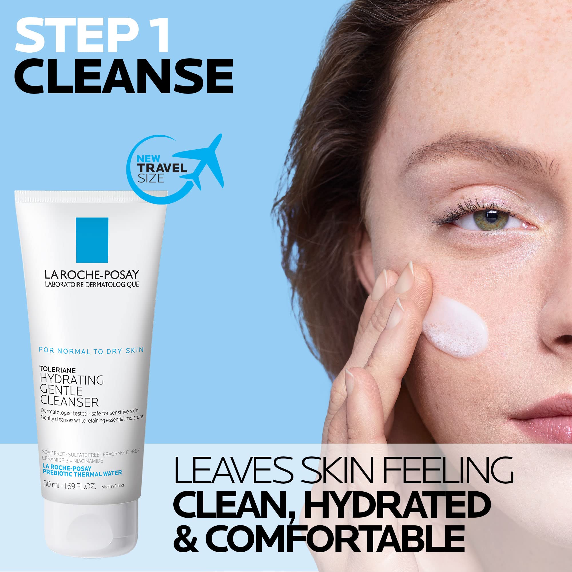 La Roche-Posay Anthelios Tinted SPF 50 Sunscreen & Toleriane Gentle La Roche-PosayUS supplements