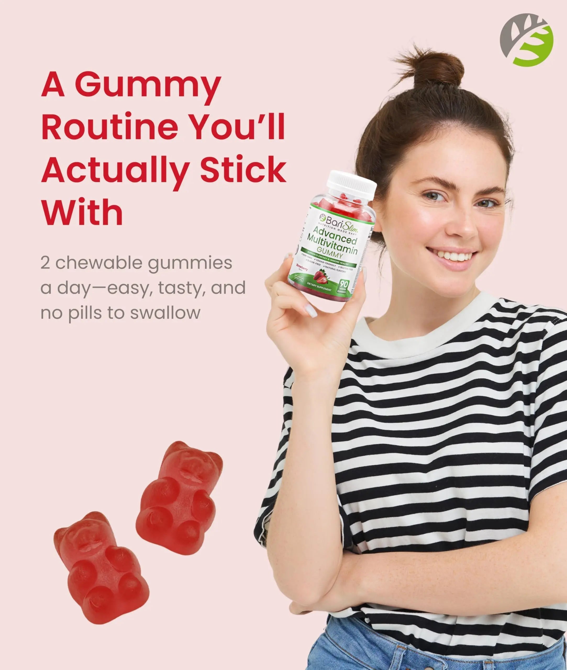 BariSlim Advanced Bariatric Multivitamin Gummies - Specially Formulated Bariatric Vitamins for Patients After Weight Loss Surgery BariSlimAu supplements