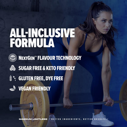 LIMITLESS Magnum 504g - Muscle Workout Powder, Sport Pre Workout for Men and Women LIMITLESSUS supplements
