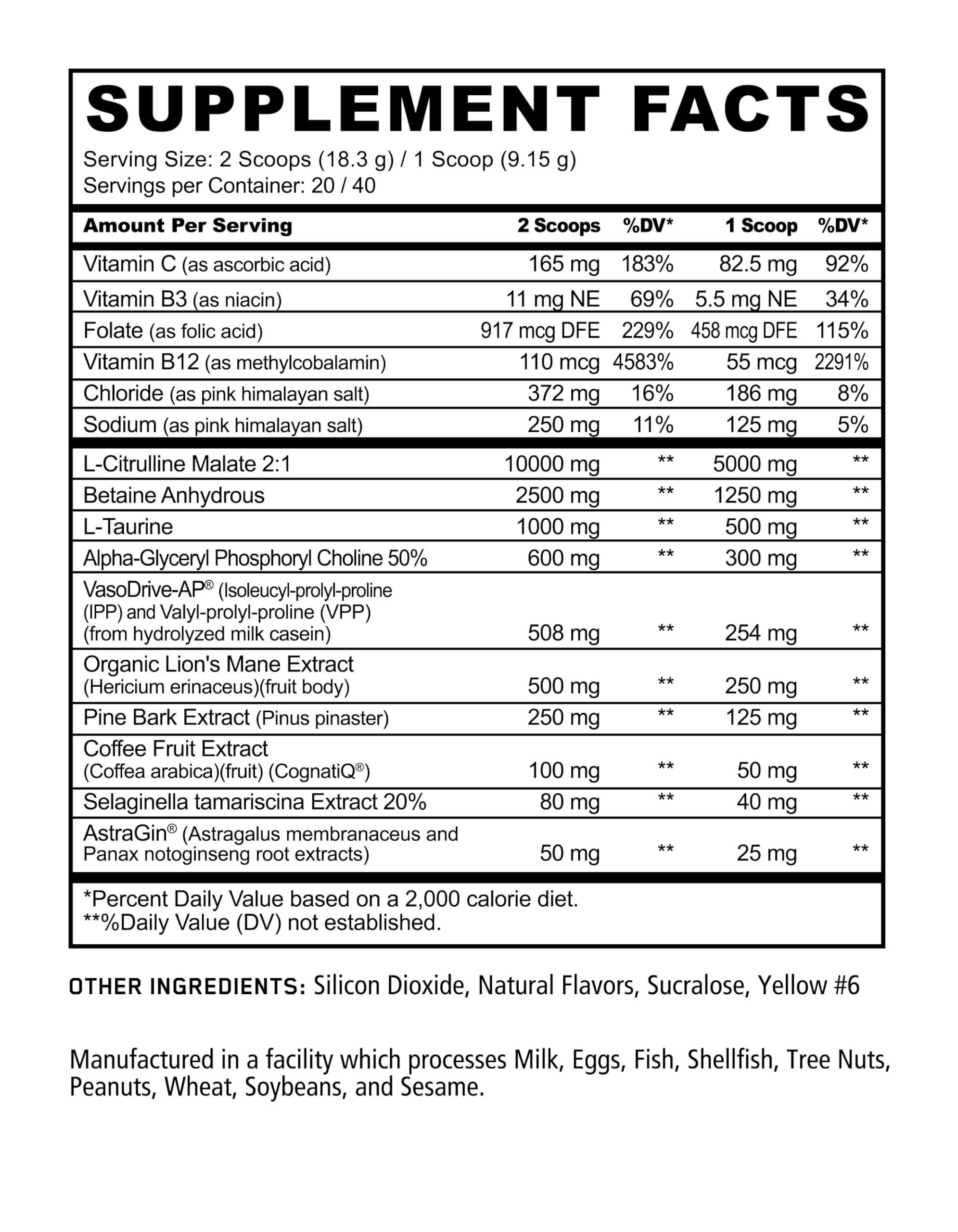 Underground Bio Labs Panda Supps Pump: Stimulant-Free Pre-Workout, No-Clump Formula Underground Bio LabsAu supplements