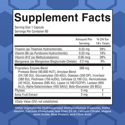 MaryRuth Organics Ultra Digestive Enzymes Capsules | Up to 2 Month Supply | Supplement for Gut Health Support | Digestion & Immune Support MARYRUTH'SUS supplements