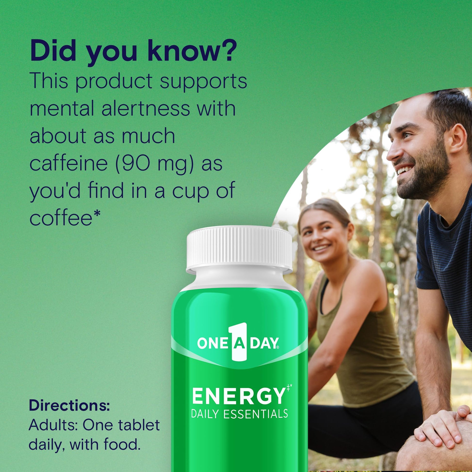 One A Day Energy Daily Essentials Multivitamin, Energy Supplement to Support Mental Alertness and Immune Health ONE A DAYAu supplements