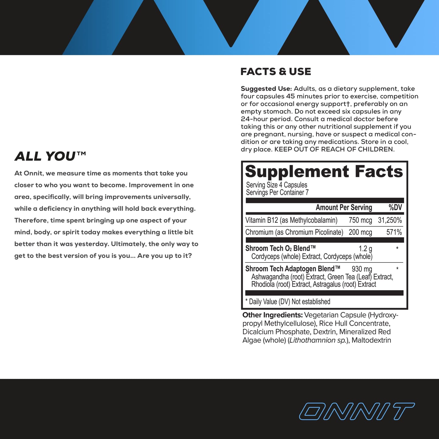 Onnit Shroom Tech SPORT: Clinically Studied Preworkout Supplement with Cordyceps ONNITUS supplements