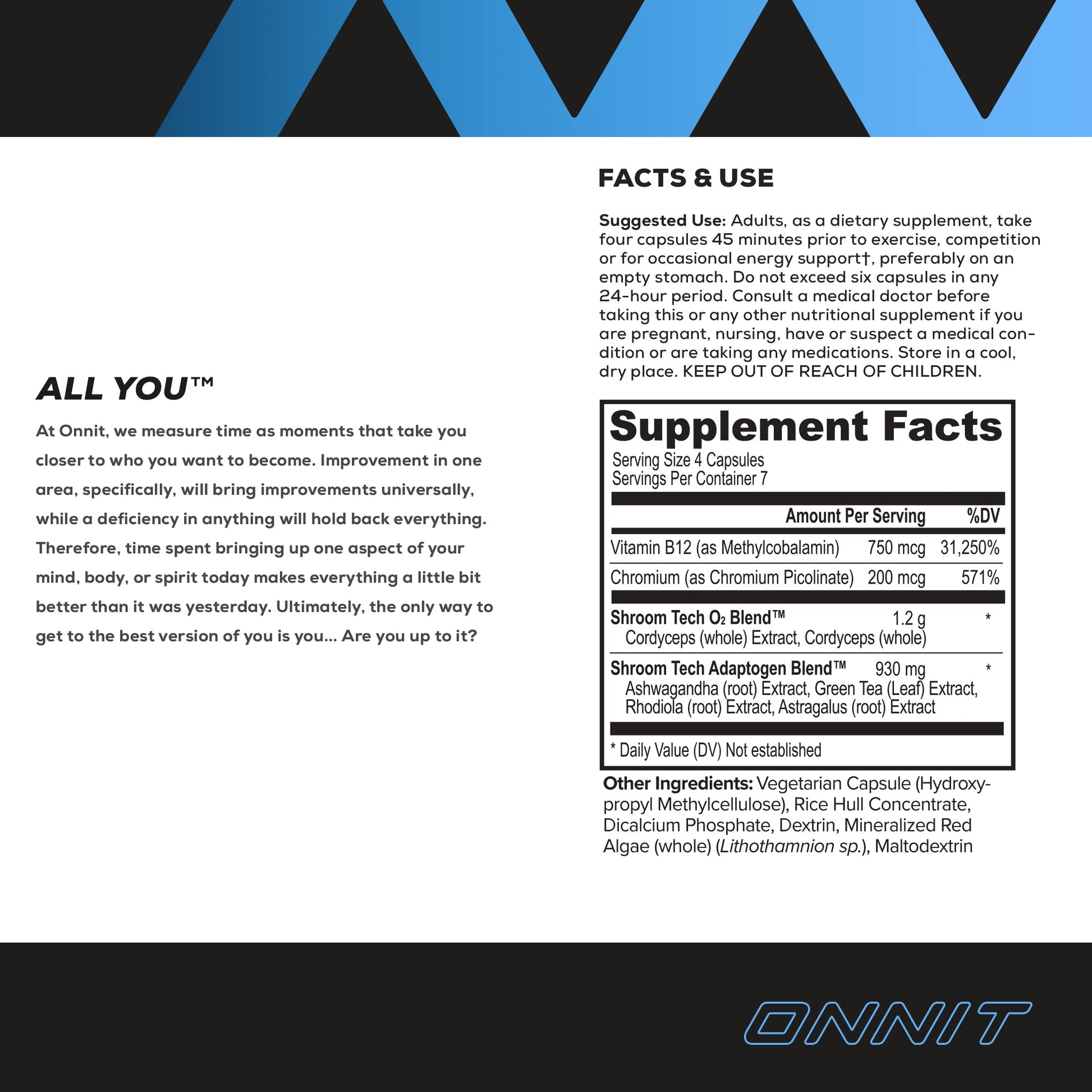 Onnit Shroom Tech SPORT: Clinically Studied Preworkout Supplement with Cordyceps ONNITUS supplements