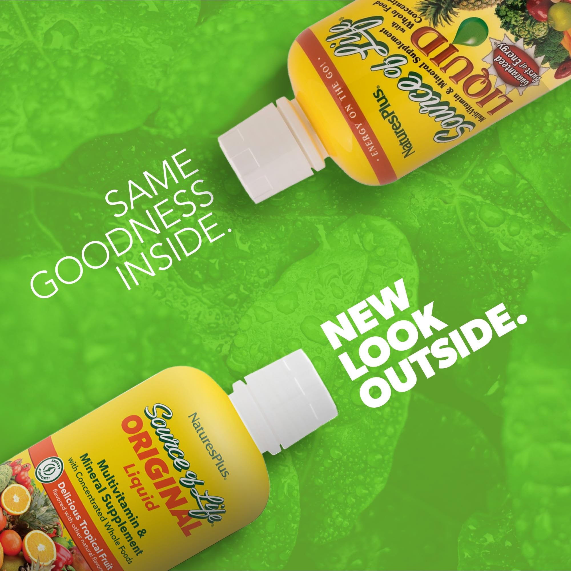 NaturesPlus Source of Life Liquid - 30 fl oz - Tropical Fruit Flavor - Wholefood Supplement, Energy Booster, Antioxidant - Vegetarian, Gluten-Free - 30 Servings Aus HealthcareAu supplements