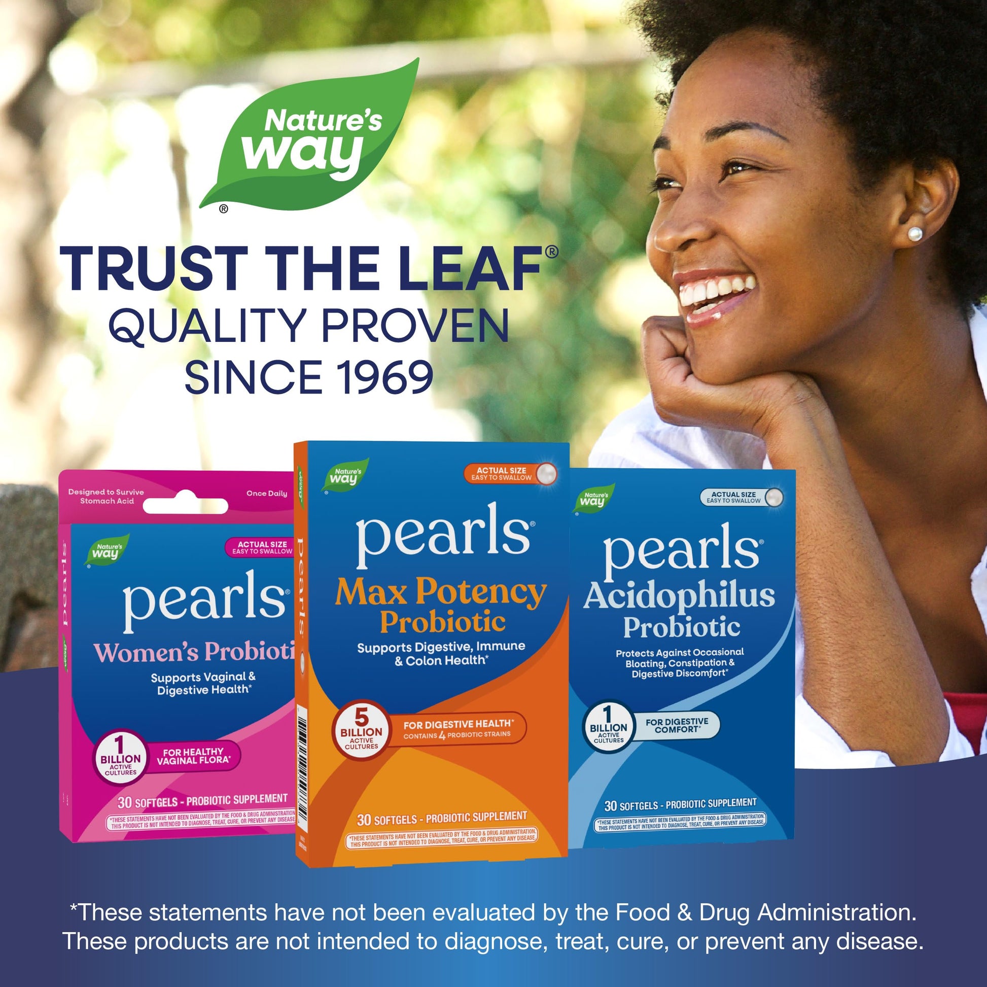 Nature's Way Pearls Max Potency Probiotic for Men and Women, Supports Digestive, Immune, Colon Health*, 5 Billion Live Cultures, No Refrigeration Required, 30 Softgels Nature's WayAu supplements
