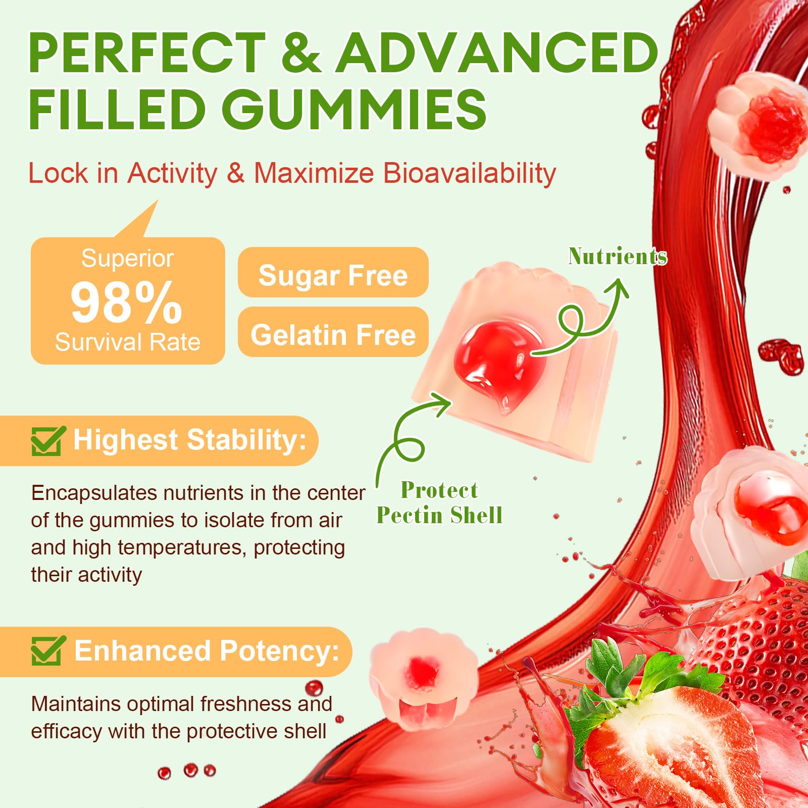(2 Packs) Totaria Sugar Free 5-in-1 Probiotic Prebiotic Postbiotic Gummy, Probiotics for Women Men with Digestive Enzymes, Peppermint, Complete Immune, Gut & Digestive Support, Vegan Strawberry Flavor TotariaAu supplements