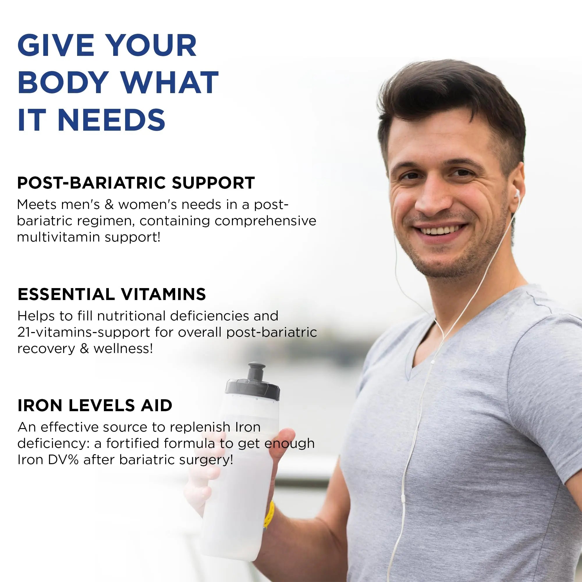 Bariatric Multivitamin with Iron for Women & Men - All-in-One 42 Superfood Blend for Energy & Immune Support - Post-Surgery Recovery NOON VITAMINSAu supplements