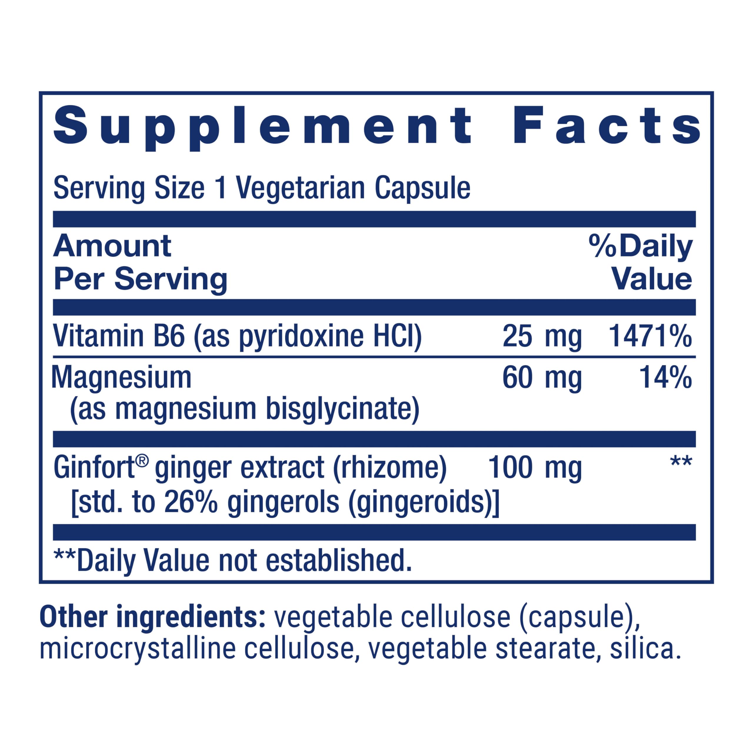 Life Extension Daily PMS Relief, Menstrual Comfort Supplement, PMS-Related Cramps, Lower Back discomfort, Mood, Ginger, Magnesium, B6, Gluten-Free, Non-GMO, 60 Capsules Life ExtensionAu supplements