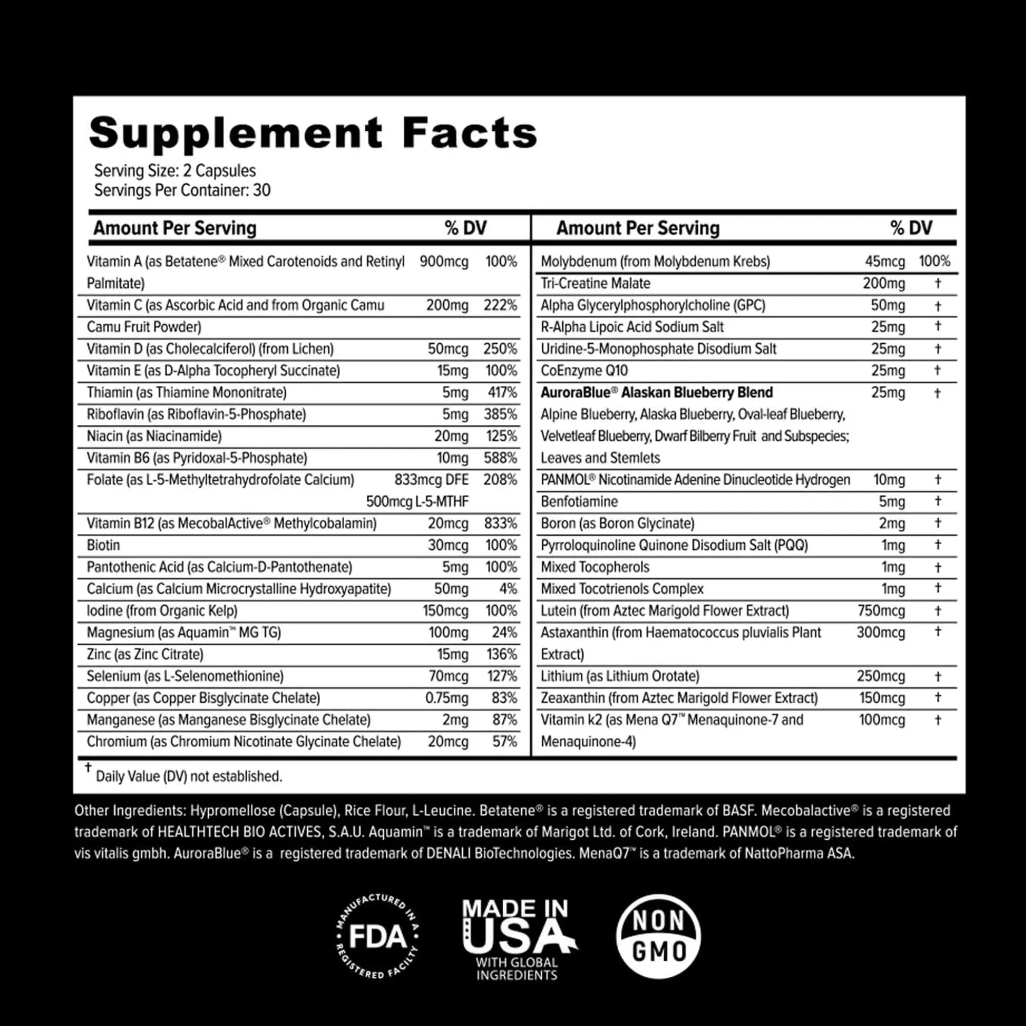 Primitive Scientific Whole Food Daily Essential Multivitamins for Adults and Seniors - 2X a Day - Vitamin A, C, D, E, B12 and Minerals Primitive ScientificAu supplements