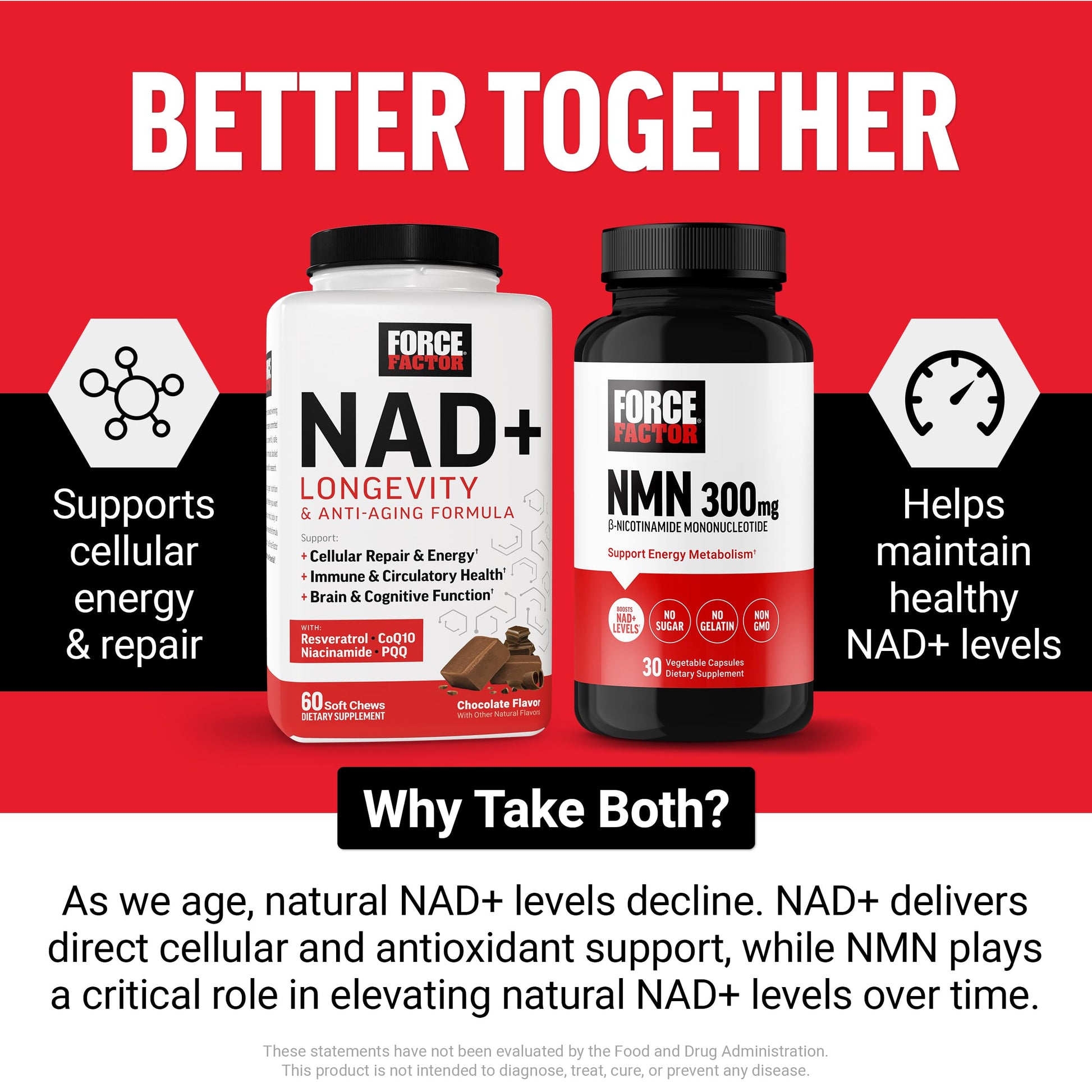 Force Factor NMN Supplement, Nicotinamide Mononucleotide to Support Healthy Aging and Energy Metabolism, Boosts NAD+ Levels, No Gelatin, Non-GMO, 30 Vegetable Capsules Force FactorAu supplements