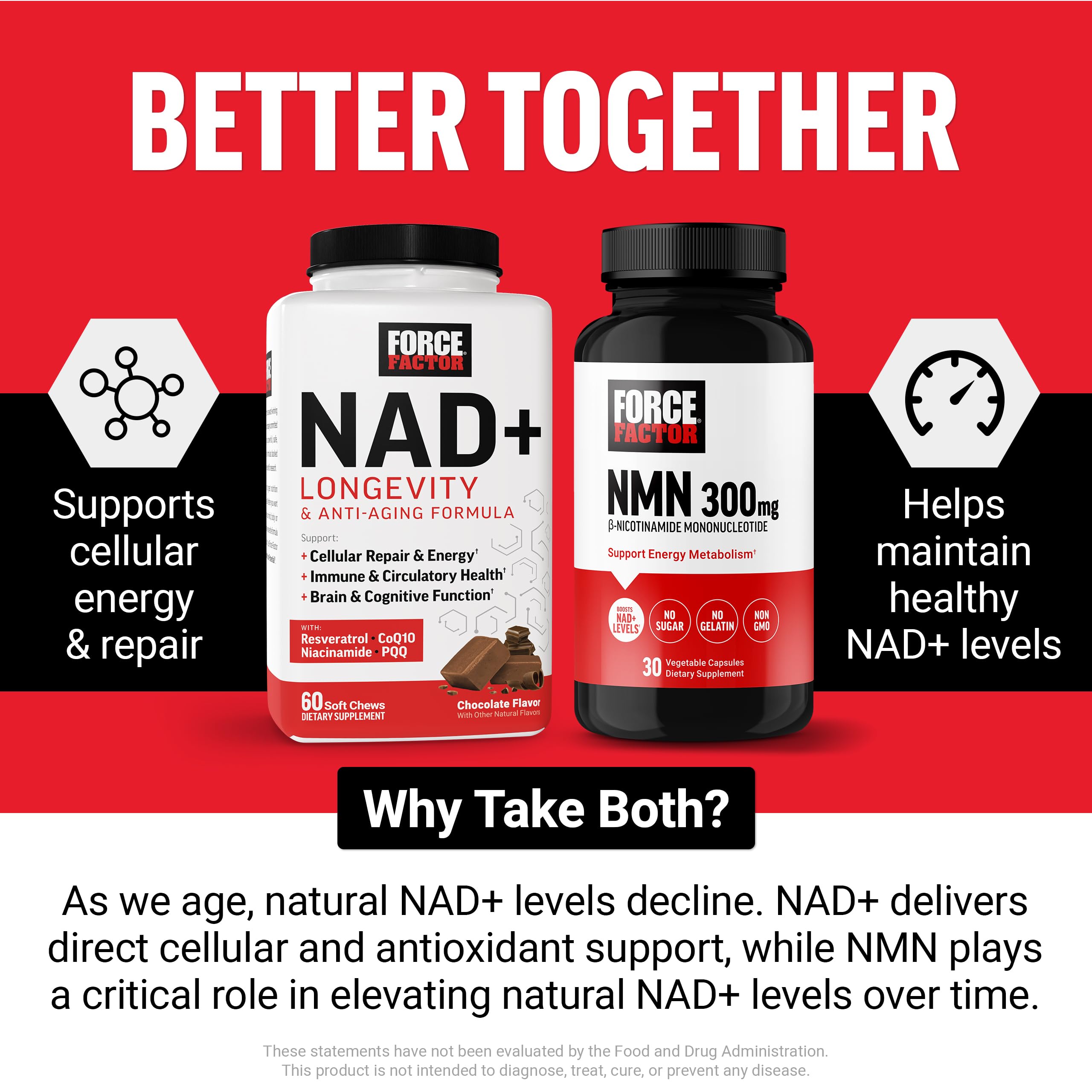 Force Factor NMN Supplement, Nicotinamide Mononucleotide to Support Healthy Aging and Energy Metabolism, Boosts NAD+ Levels, No Gelatin, Non-GMO, 30 Vegetable Capsules Force FactorAu supplements