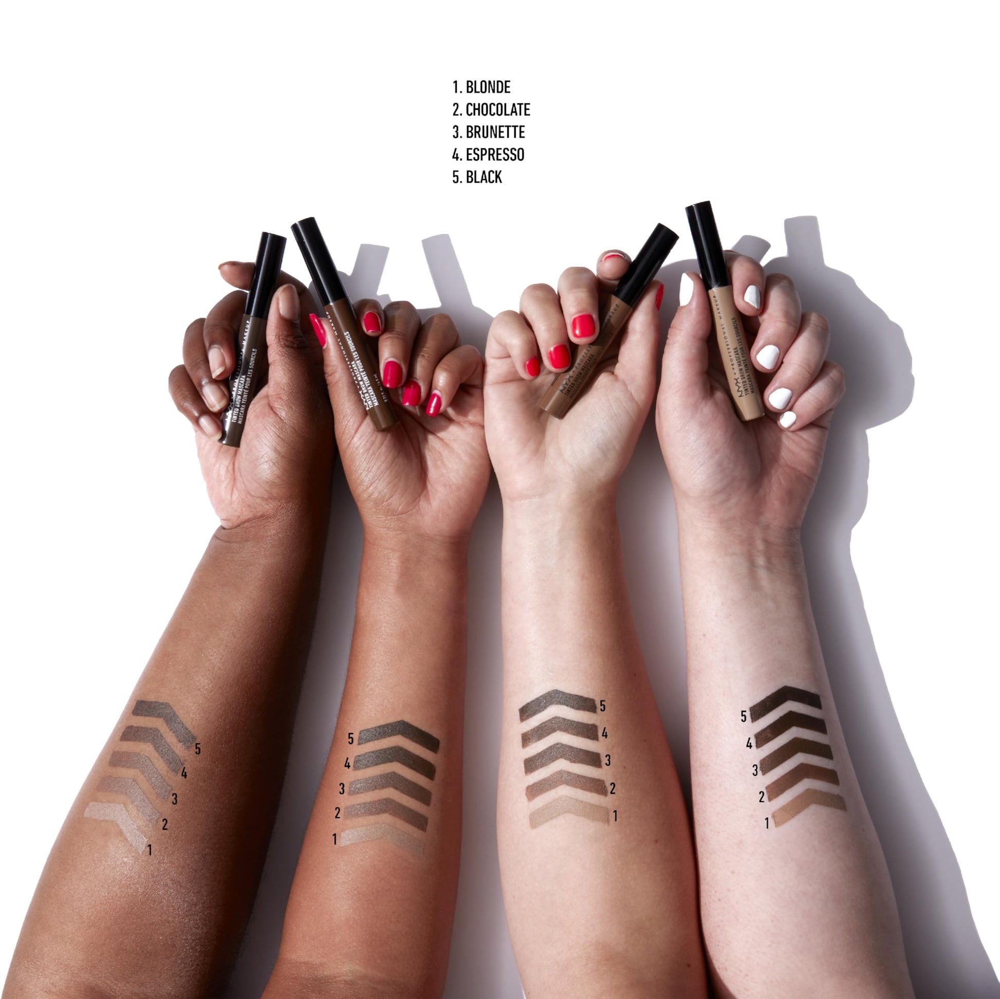 NYX PROFESSIONAL MAKEUP Tinted Eyebrow Mascara, Chocolate NYX PROFESSIONAL MAKEUPAu supplements