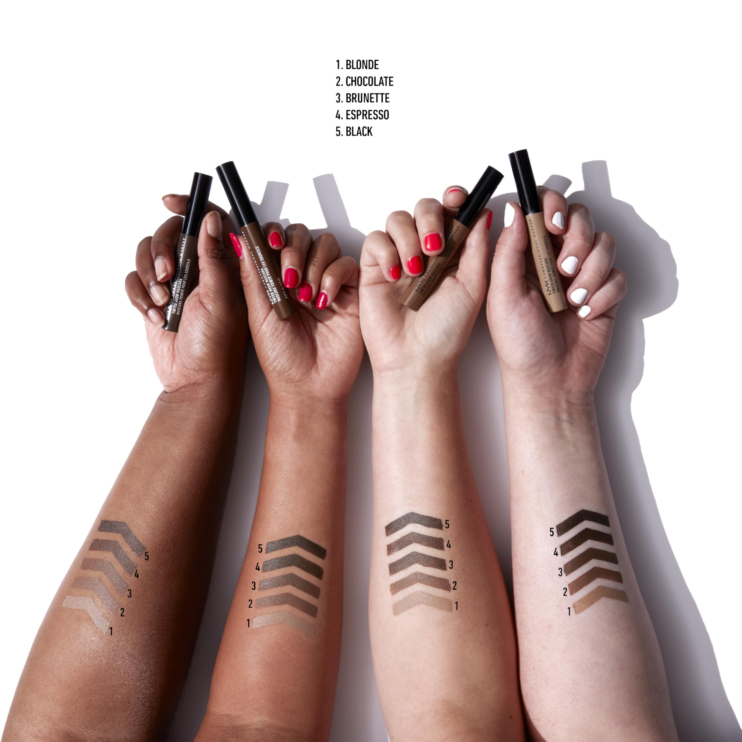 NYX PROFESSIONAL MAKEUP Tinted Eyebrow Mascara, Chocolate NYX PROFESSIONAL MAKEUPAu supplements