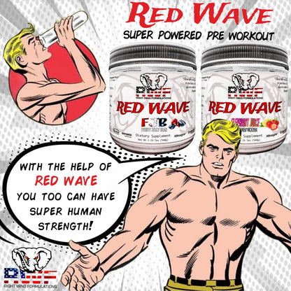 Red Wave Pre Workout Powder With Creatine, Perfect For Men And Women Right Wing FormulationsUS supplements