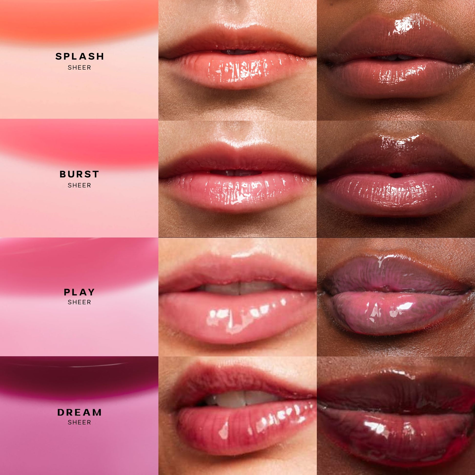 Saie Dewy Glow Duo - Dew Liquid Blush - (.40 oz, Flirty), Glossybounce Lip Gloss-Oil Hybrid (.17 oz, Burst) - Hydrating, Vegan Makeup for Radiant Cheeks & Lips SaieAu supplements