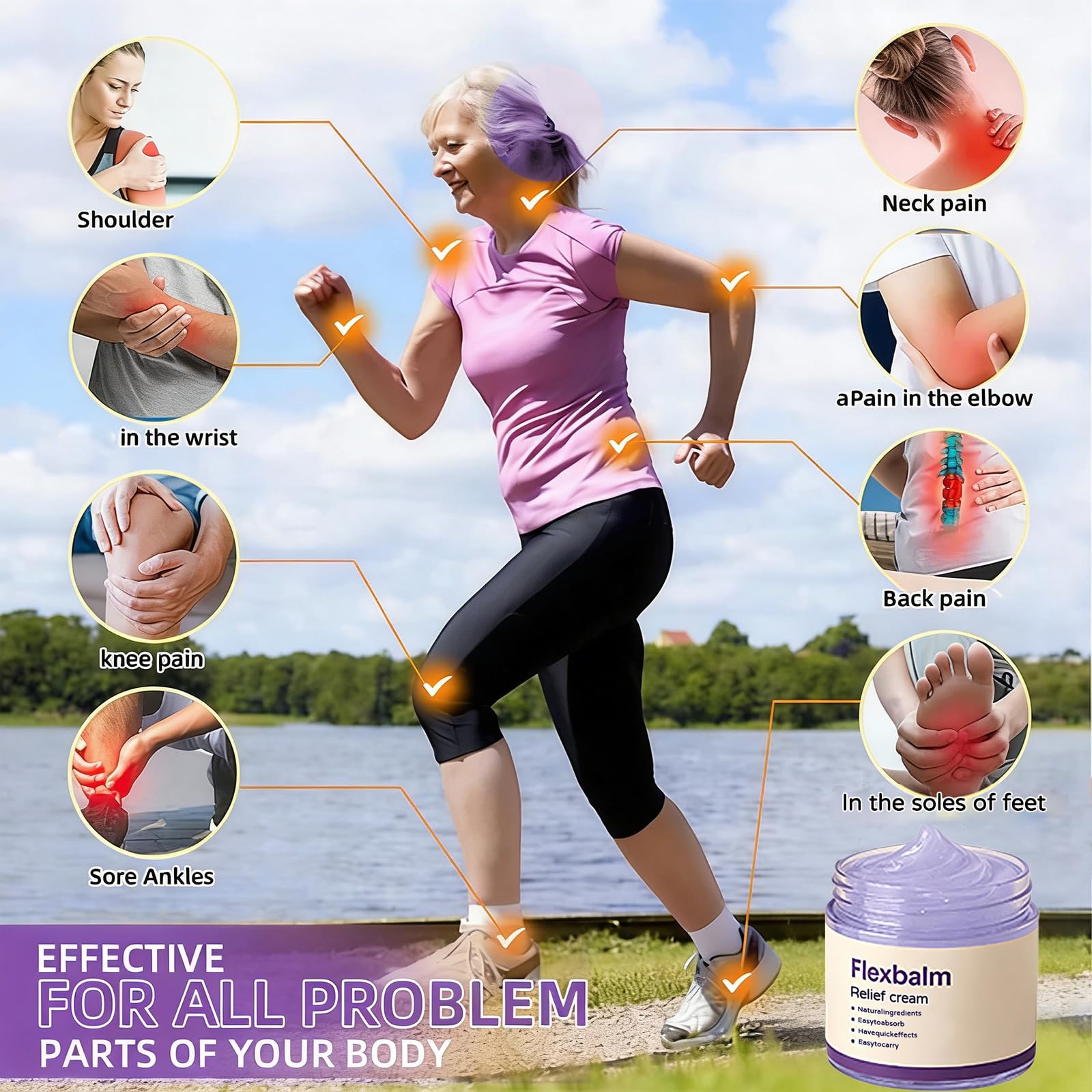 Flexbalm Rapid Joint Relief Therapy Gel 2.0, 2026 New Professional Relief Soothing Massage Gel, Flexbalm Rapid Joint Relief Cream for Back, Knee, Hands, Neck, Feet, for All Skin Types (2 Bottle) dooekaAu supplements