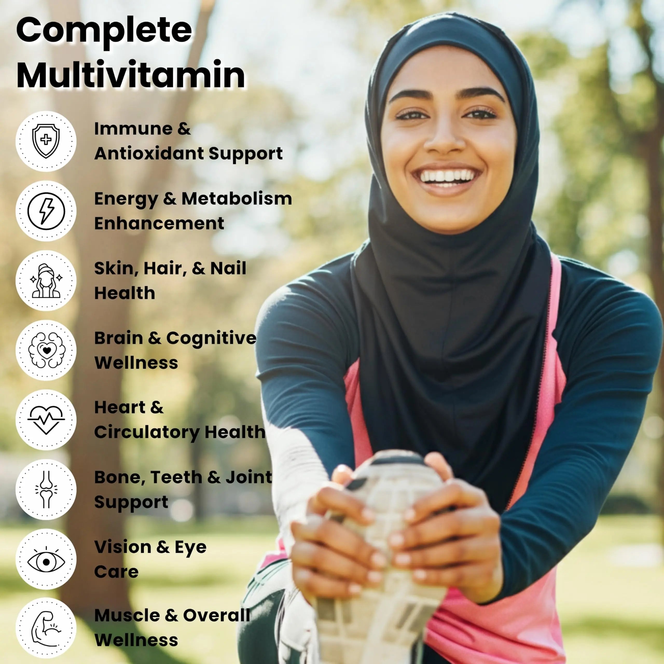 SHIFAA NUTRITION Halal Vitamins, Multivitamin for Women & Men – Comprehensive Support for Heart, Brain, Eye & Immune Health SHIFAA NUTRITIONAu supplements