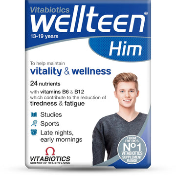 Wellteen by Vitabiotics Him Tablets x 30 WellteenAu supplements