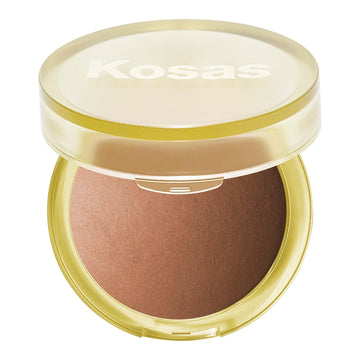 Kosas Sun Show Glowy Warmth Baked Bronzer - Contouring Powder for Cheekbones, Nose & Jawline - Enriched with Concentrated Fatty Acids - Talc-Free, Vegan & Hypoallergenic - Escape KosasAu supplements