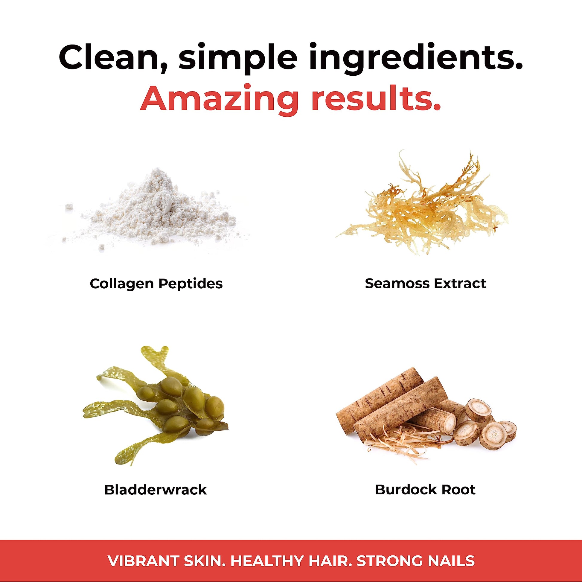 Collagen Mojo Liquid Collagen Peptides with Sea Moss, Burdock Root & Bladderwrack Collagen MojoAu supplements