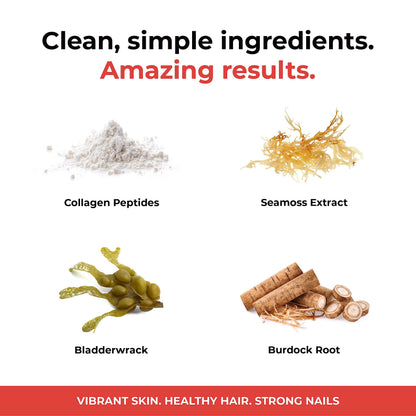 Collagen Mojo Liquid Collagen Peptides with Sea Moss, Burdock Root & Bladderwrack Collagen MojoUS supplements