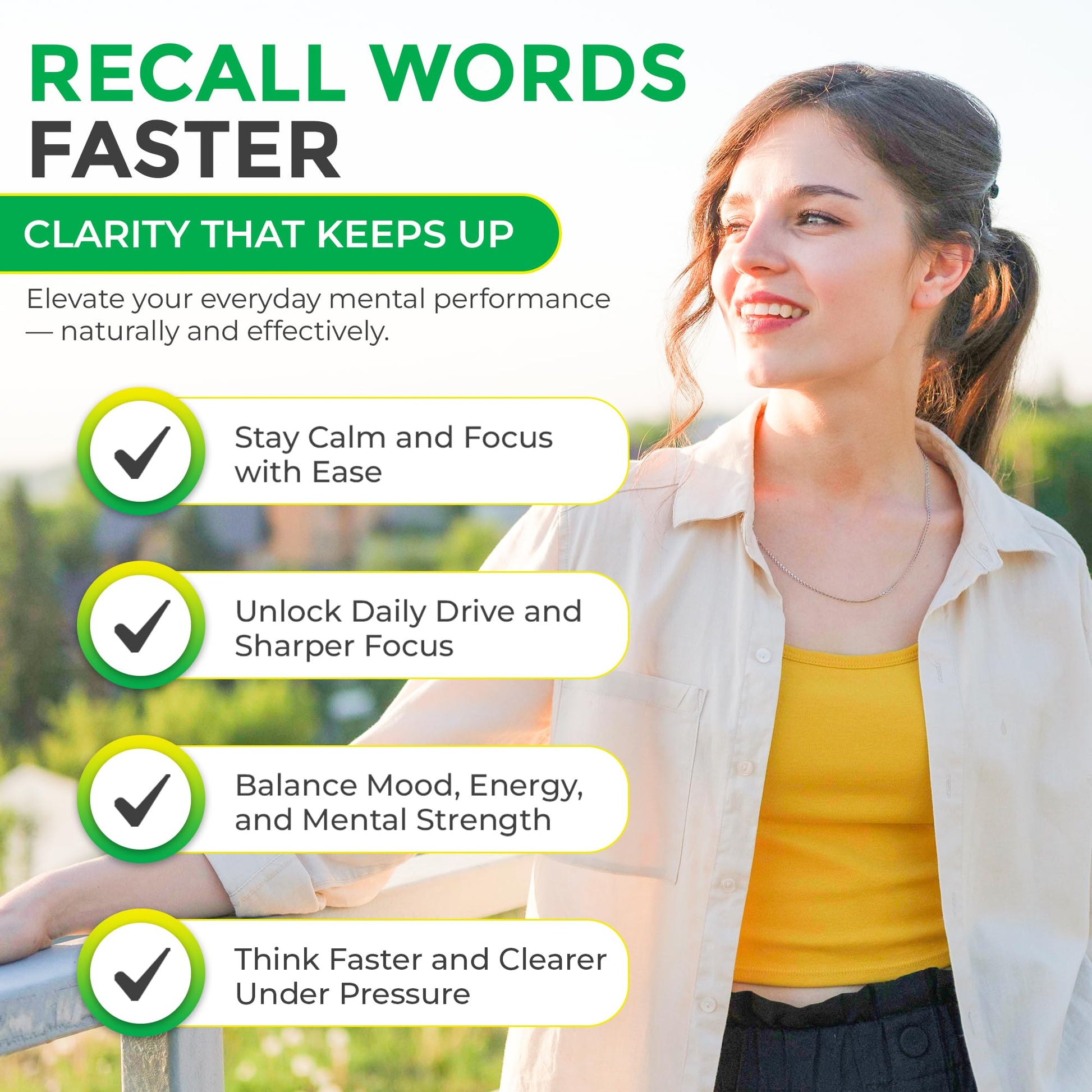 Memory Muscle – Advanced Nootropic Brain Supplement with Vitamin B12, Bacopa Monnieri & DMAE for Focus, Memory, Mental Clarity & Clean Energy – Premium Cognitive Support Formula Oaks NutritionAu supplements