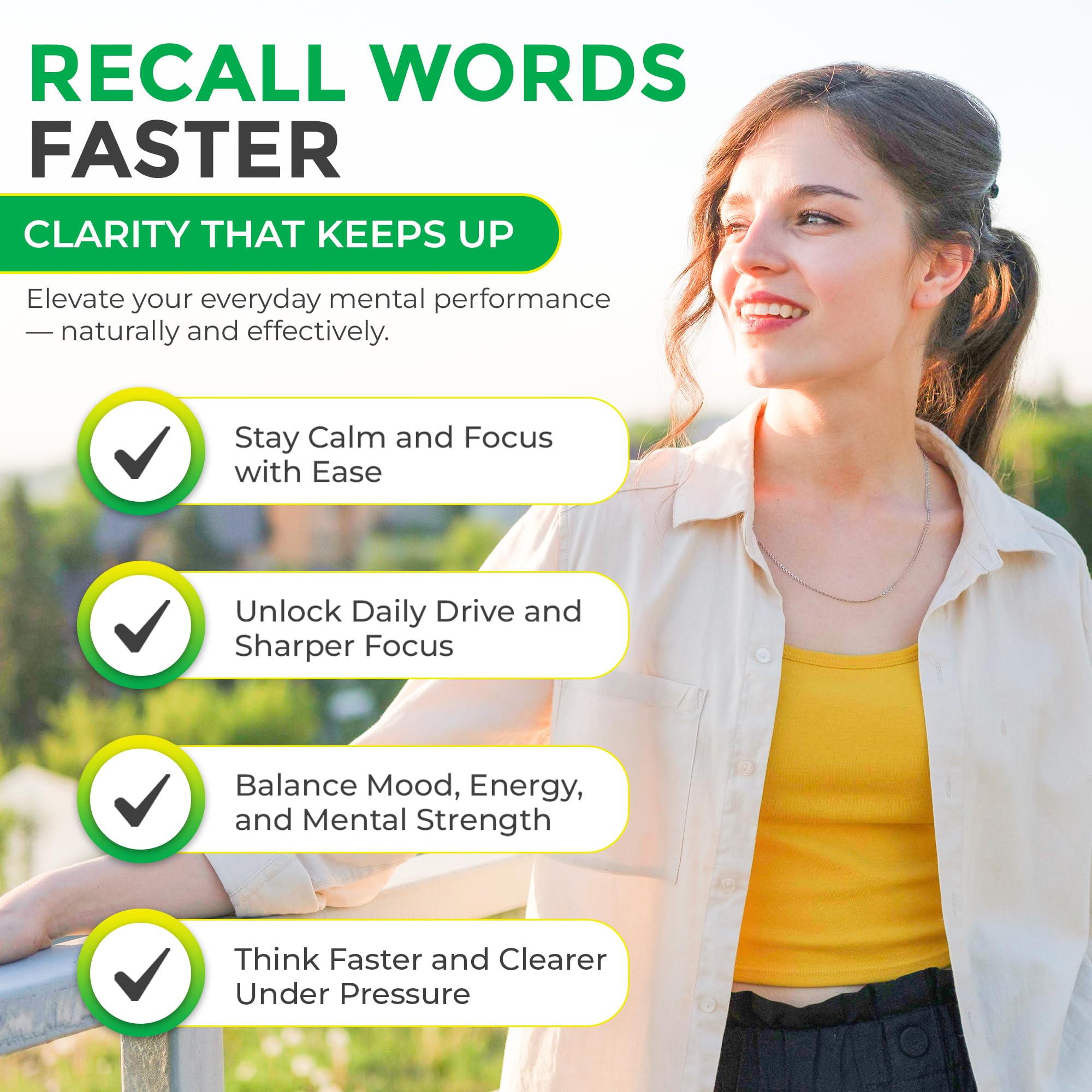 Memory Muscle – Advanced Nootropic Brain Supplement with Vitamin B12, Bacopa Monnieri & DMAE for Focus, Memory, Mental Clarity & Clean Energy – Premium Cognitive Support Formula Oaks NutritionAu supplements