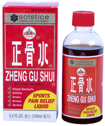ZHENG GU SHUI - External Analgesic Lotion, 3.4 Oz Solstice Medicine CompanyAu supplements