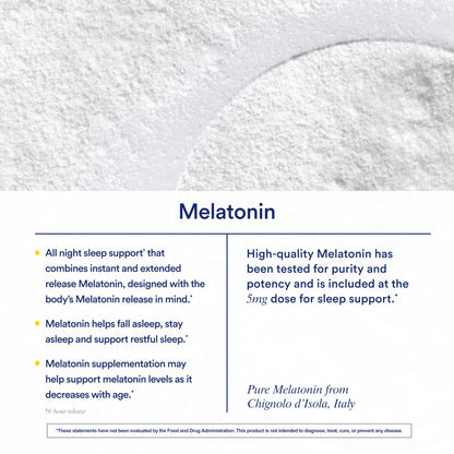Ritual Sleep BioSeries™ Melatonin: Sleep Aid for Adults, Sleep Supplement with Time Released Capsules, Drug Free Sleep Vitamins for Adults for All Night Sleep Support, 20 Capsules RitualUS supplements