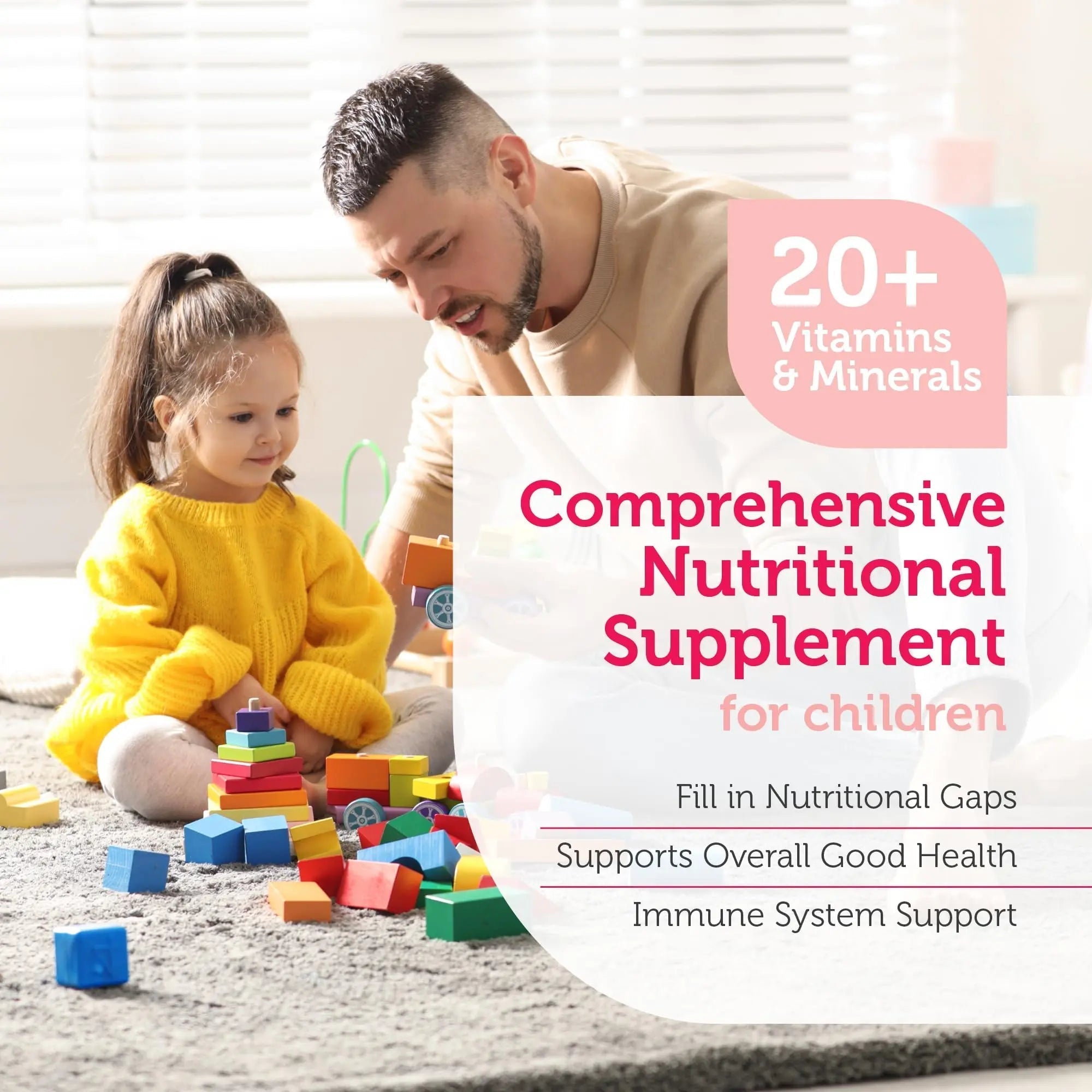 Zahler Kids Multivitamin Chewable Vitamin Tablet - Complete One Daily Vitamins Supplement - Contains 20+ Minerals ZahlerAu supplements