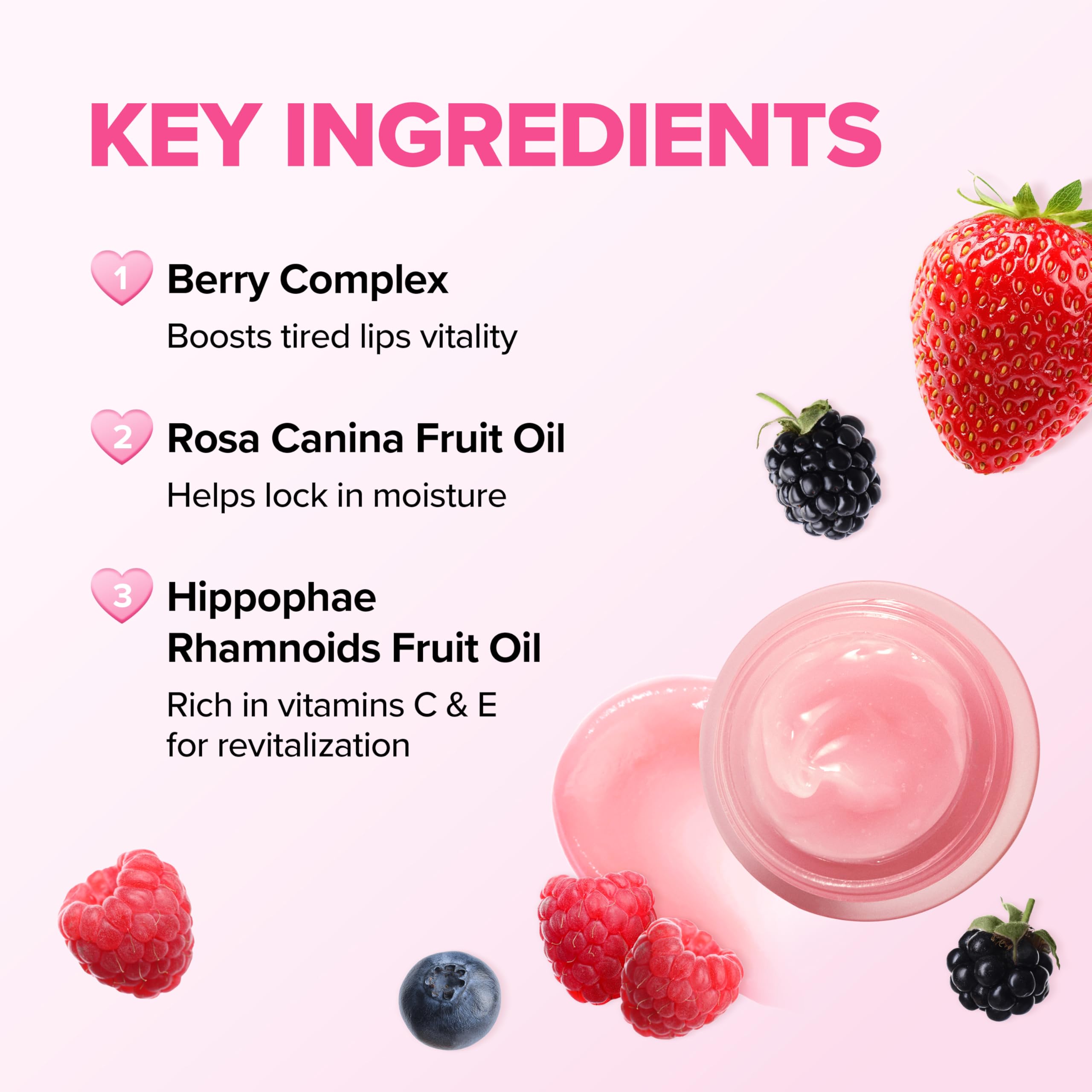 Klavuu Lip Mask Sleeping Pack (0.7oz) – Overnight Deep Hydrating Korean Lip Balm Treatment for Very Dry, Chapped Lips | Lip Lightening & Plumping with Instant Hydration | Gentle Exfoliating (Berry) KLAVUUAu supplements